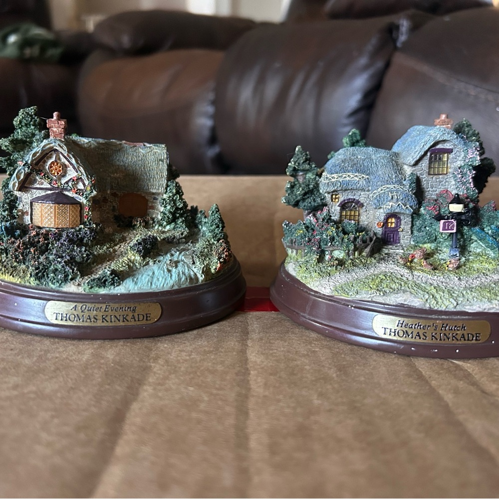 Vintage Thomas Kinkade Village Collectible Bundle